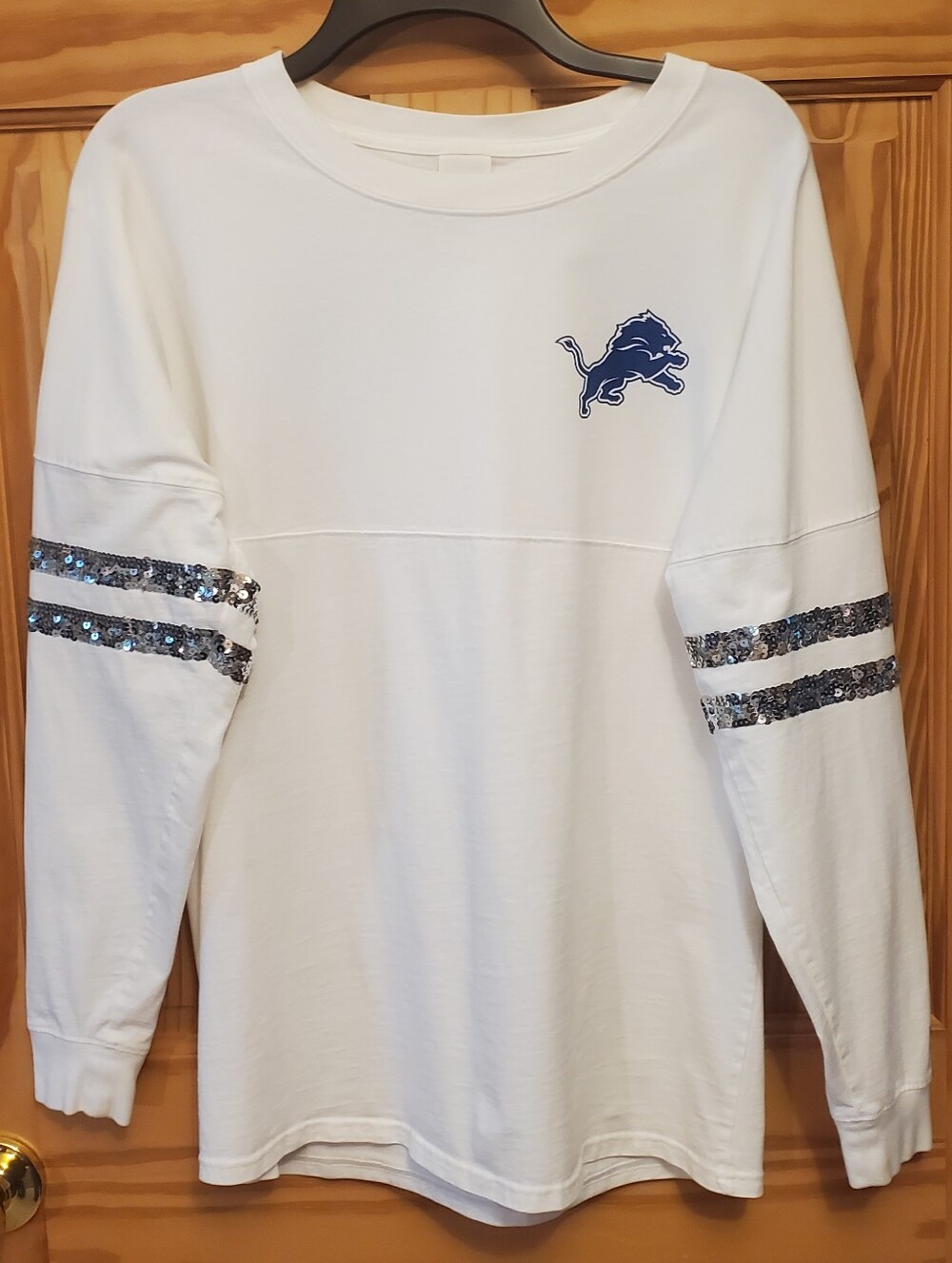Victoria's Secret Pink Detroit Lions Shirt Jersey  Small Vintage Y2K Bling